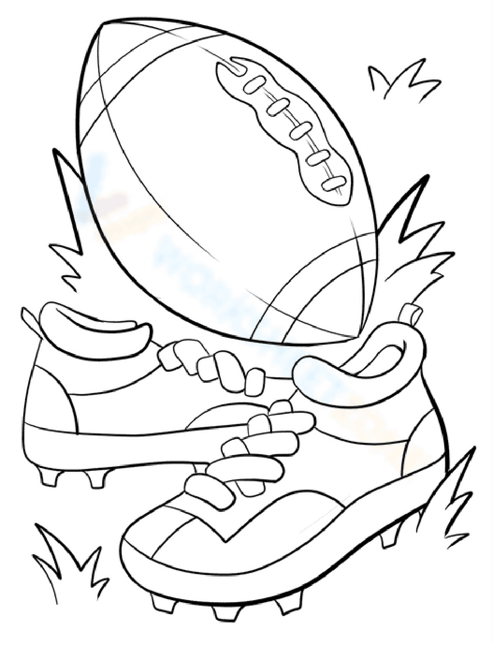 Football Ball and Shoes - Page 1