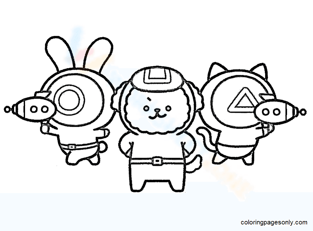 Squid Game Cartoon - Page 1