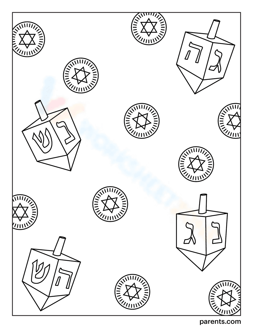 Dreidels and Gelt - Page 1