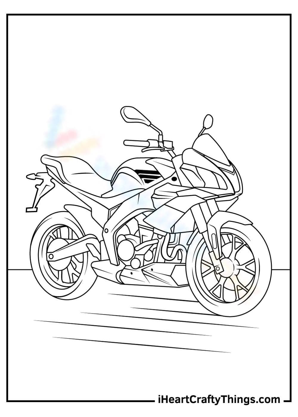 Good-Looking Motorcycle Exploration Worksheet - Page 1