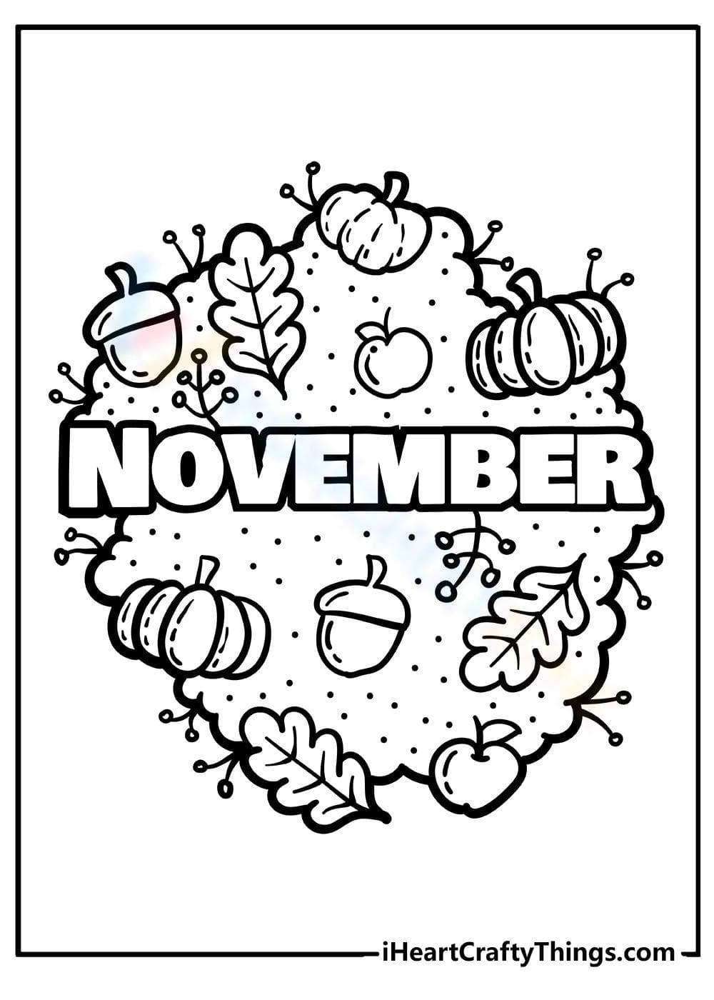 November Weather Exploration Worksheet - Page 1