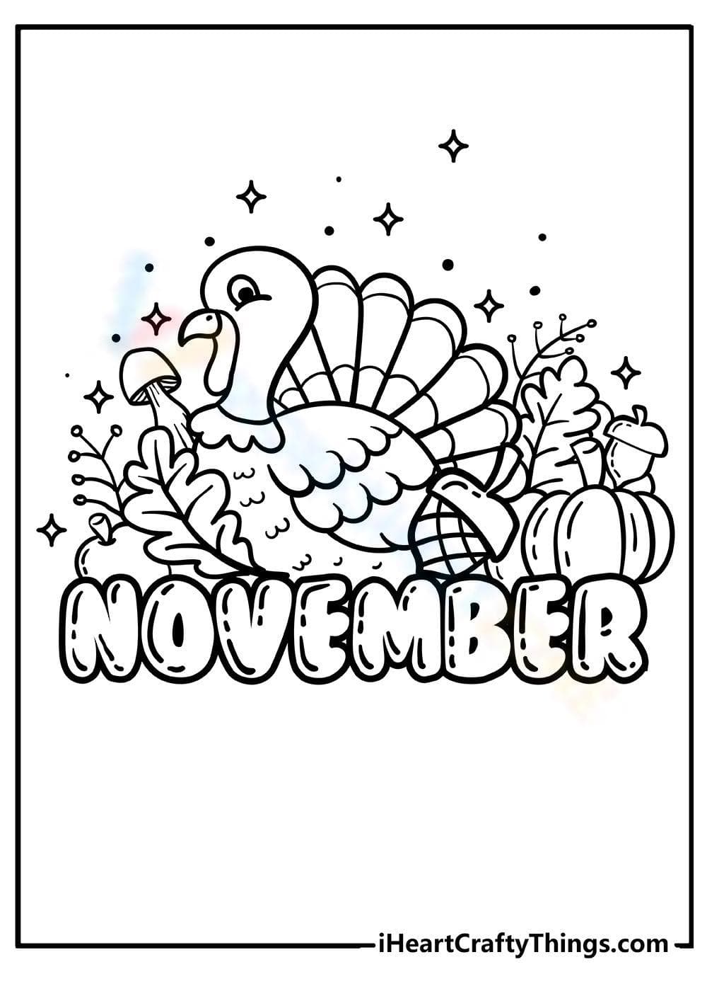 The Thankful Month Activity Worksheet - Page 1