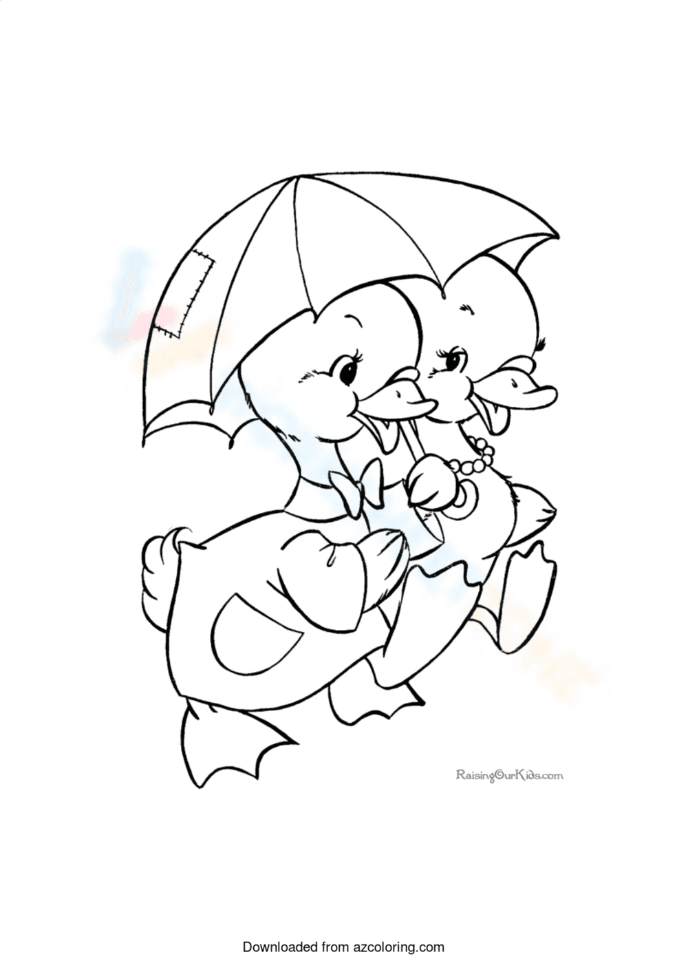 Ducks and umbrella - Page 1