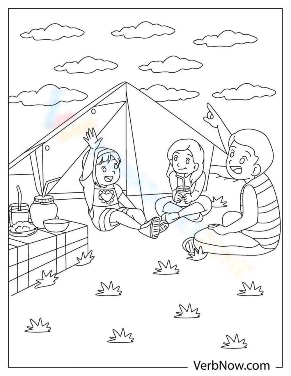 Go on a camping day - Page 1