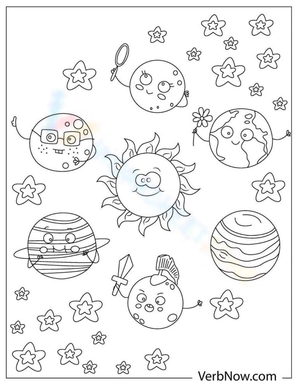 Cartoon solar system - Page 1