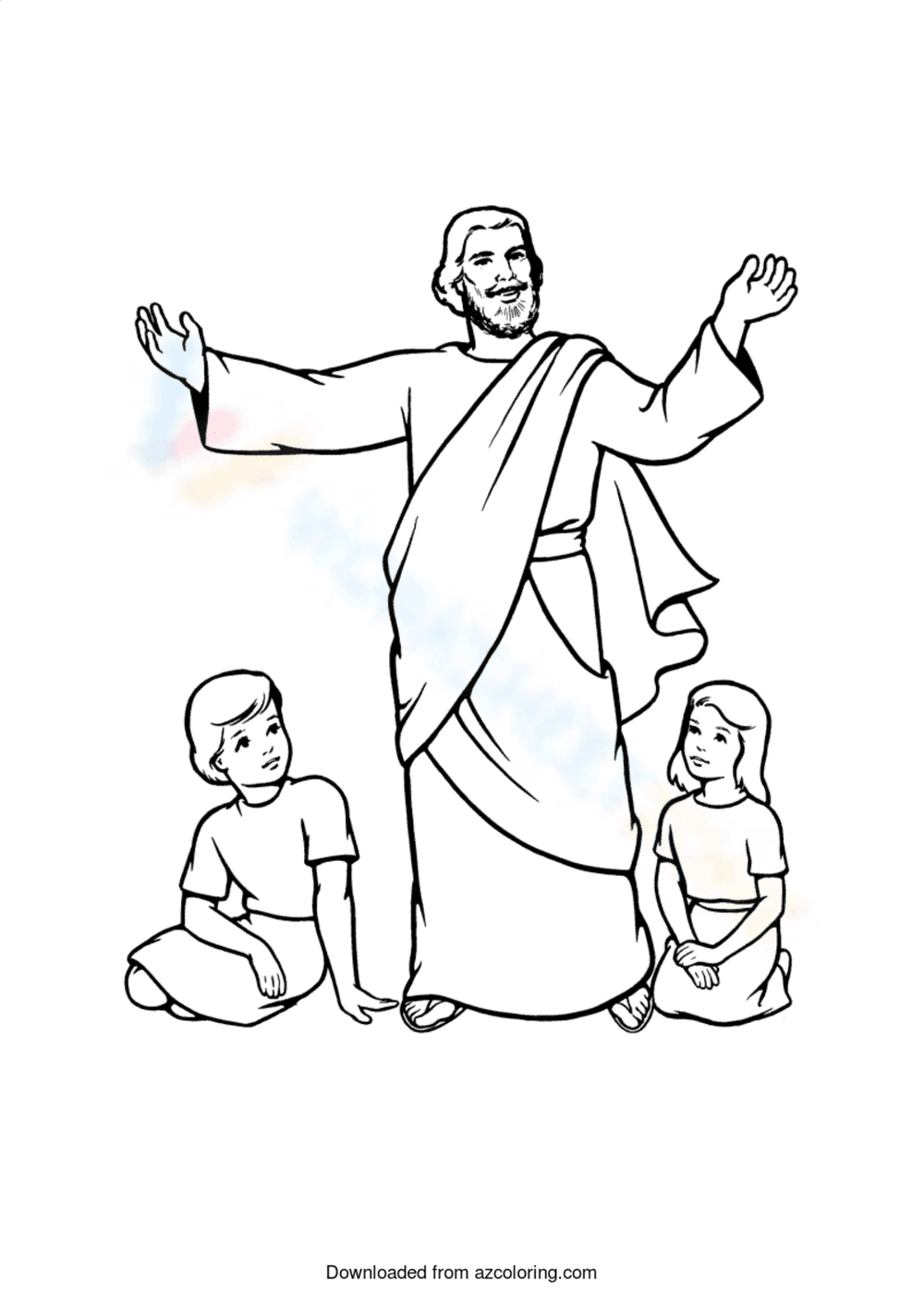 Jesus And The Children - Page 1