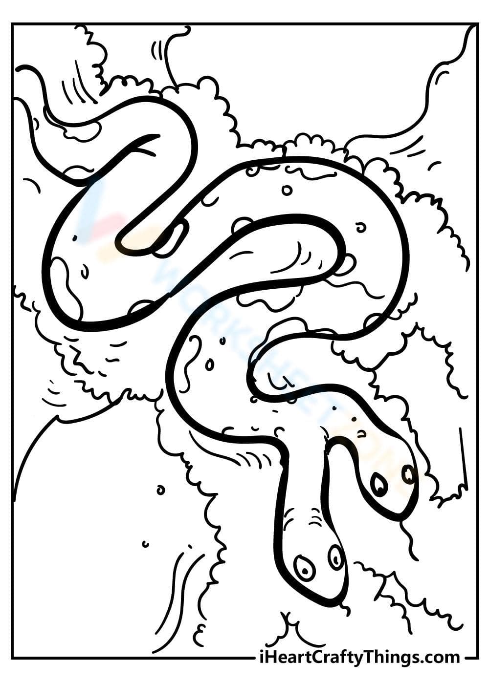 Explore Reptiles with a Snake-Themed Worksheet! - Page 1