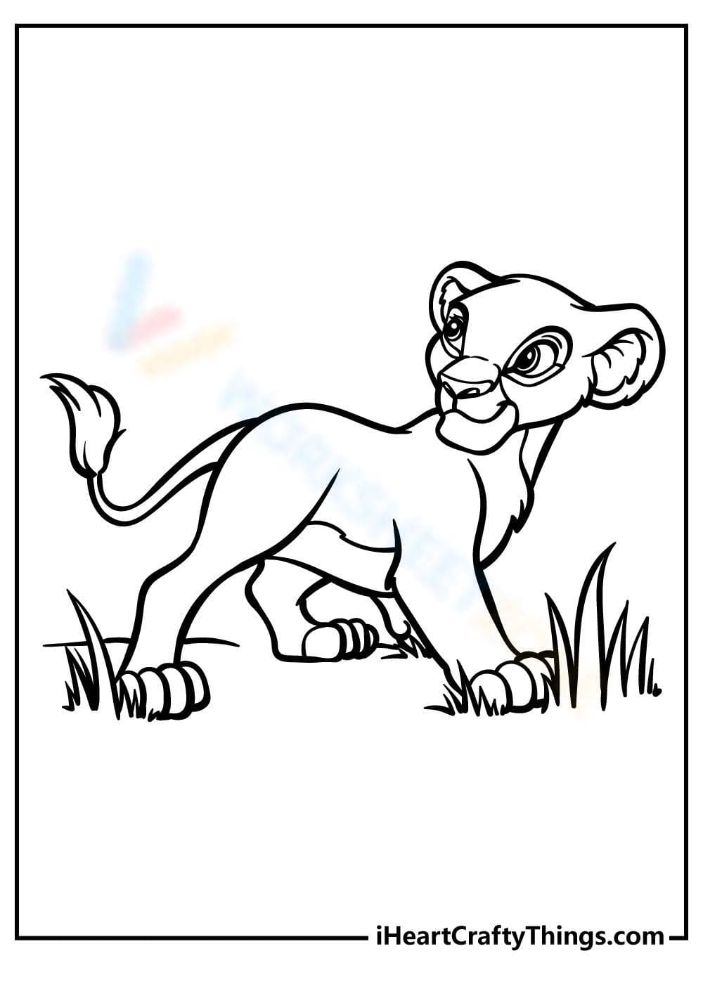 Walking Lion King - Page 1