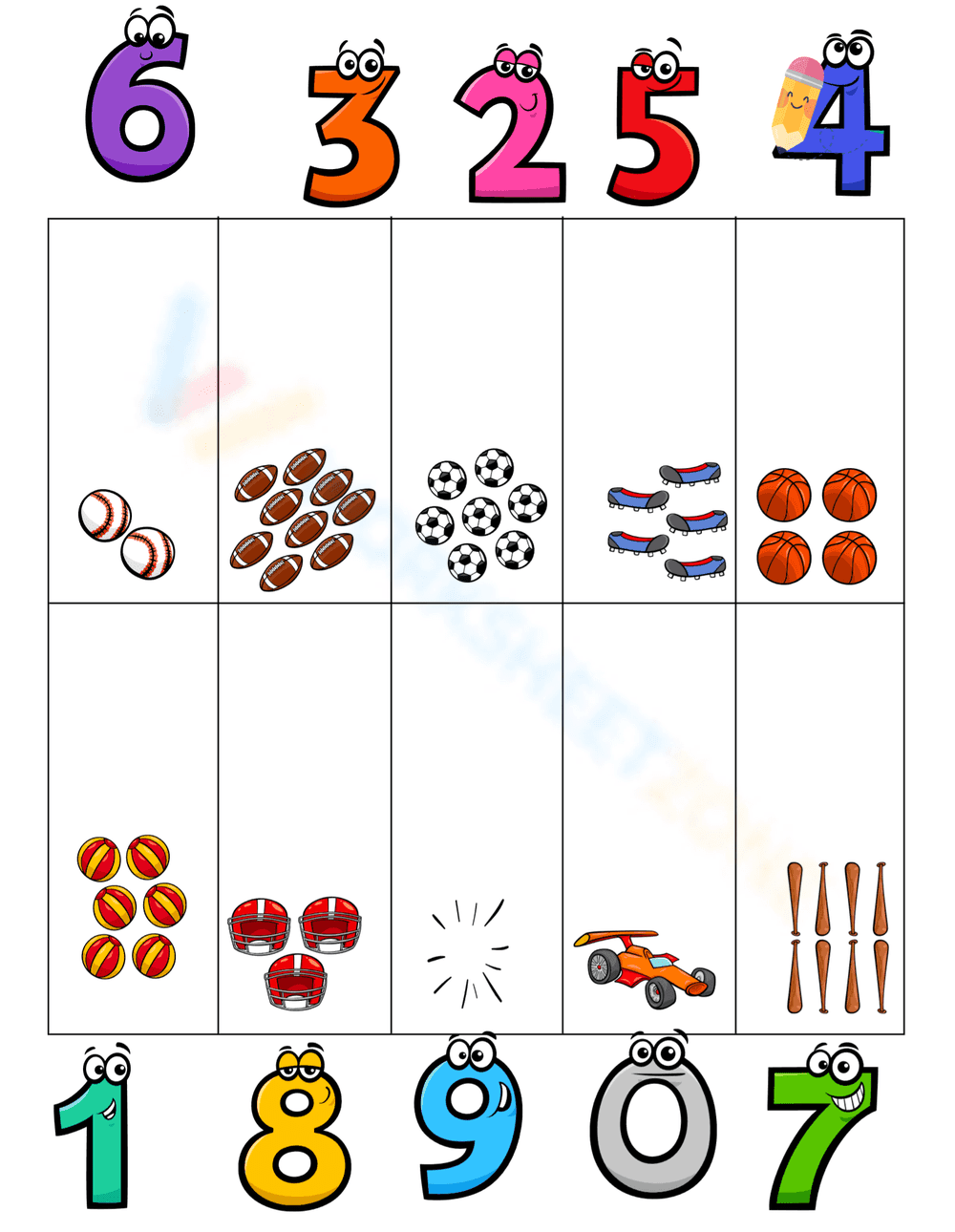 numbers 0-9 - Page 1