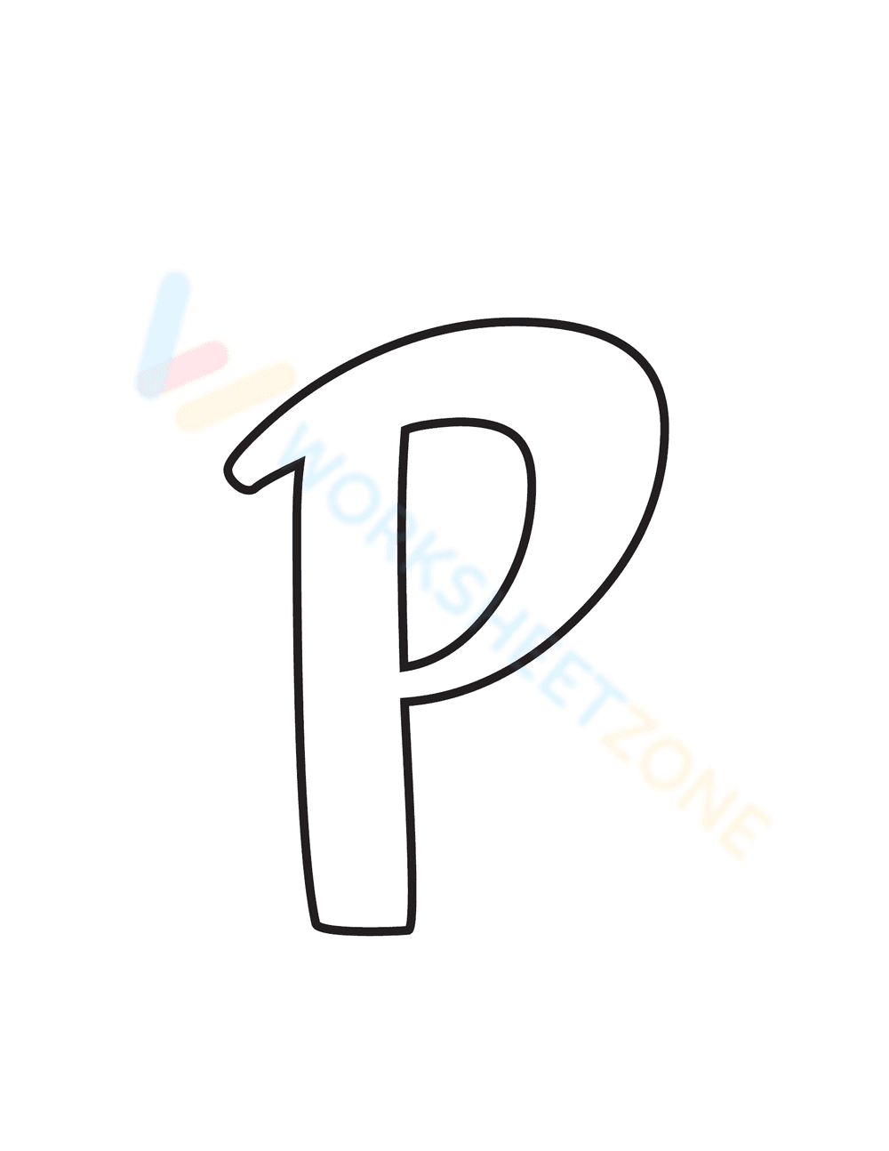 Printable Bubble Letters A-Z - Page 17