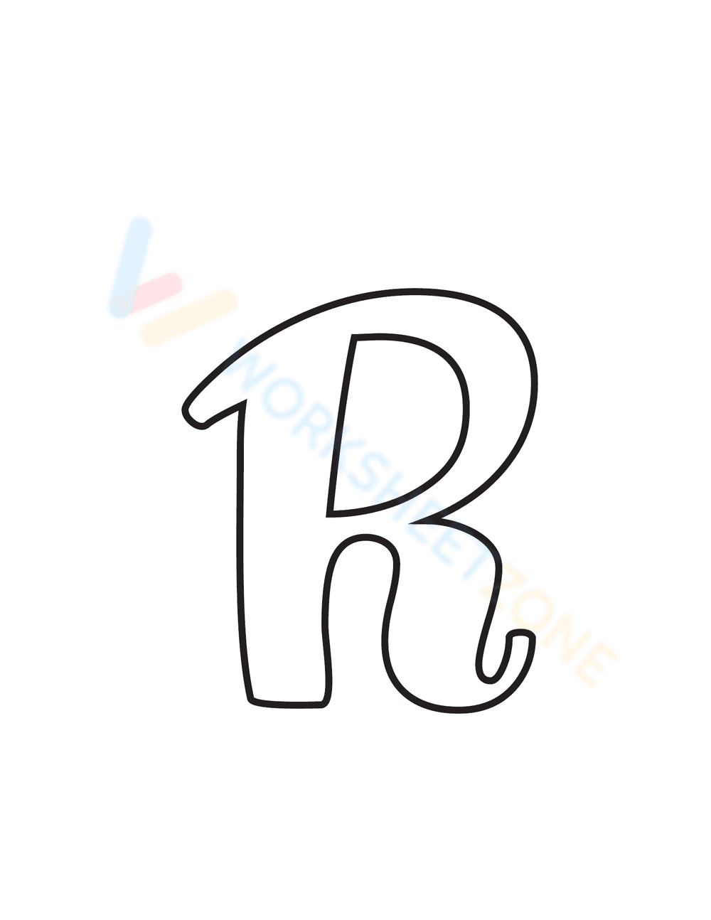 Printable Bubble Letters A-Z - Page 19