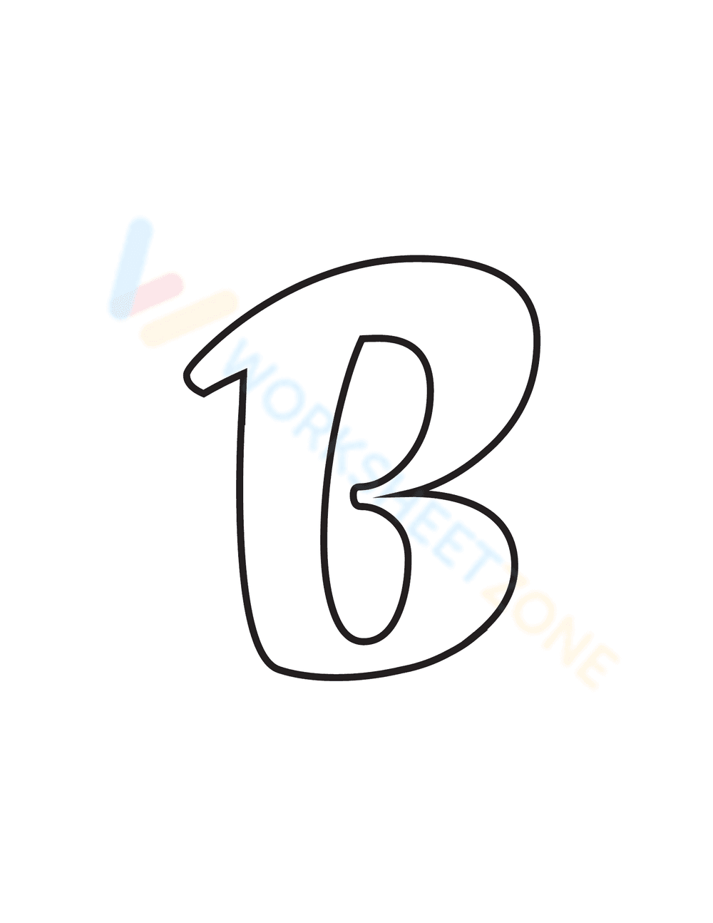 Printable Bubble Letters A-Z - Page 3