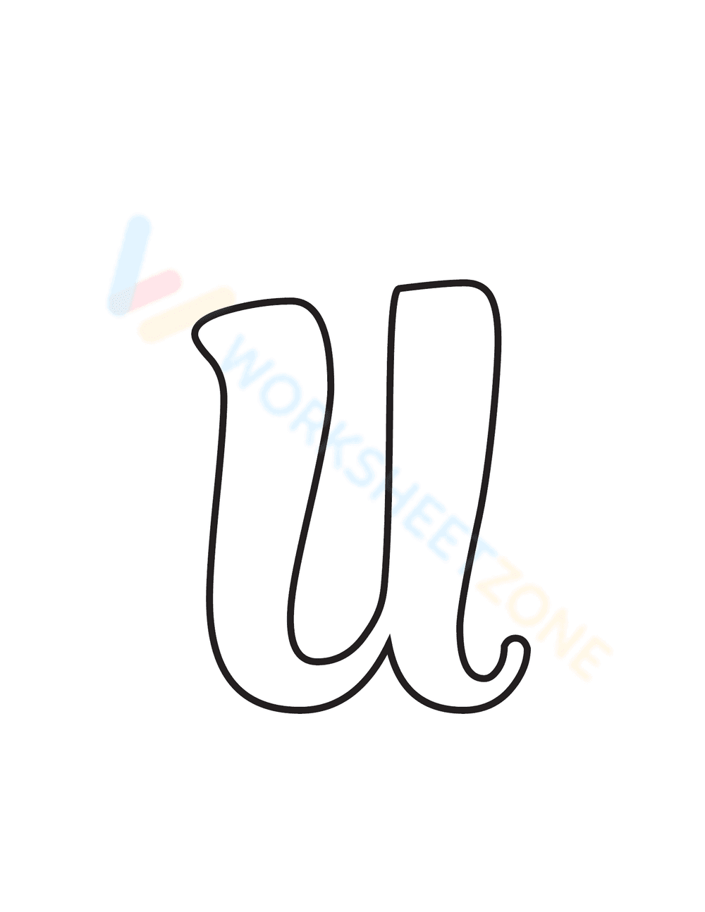 Printable Bubble Letters A-Z - Page 22