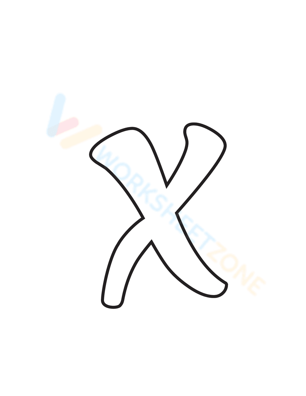 Printable Bubble Letters A-Z - Page 25