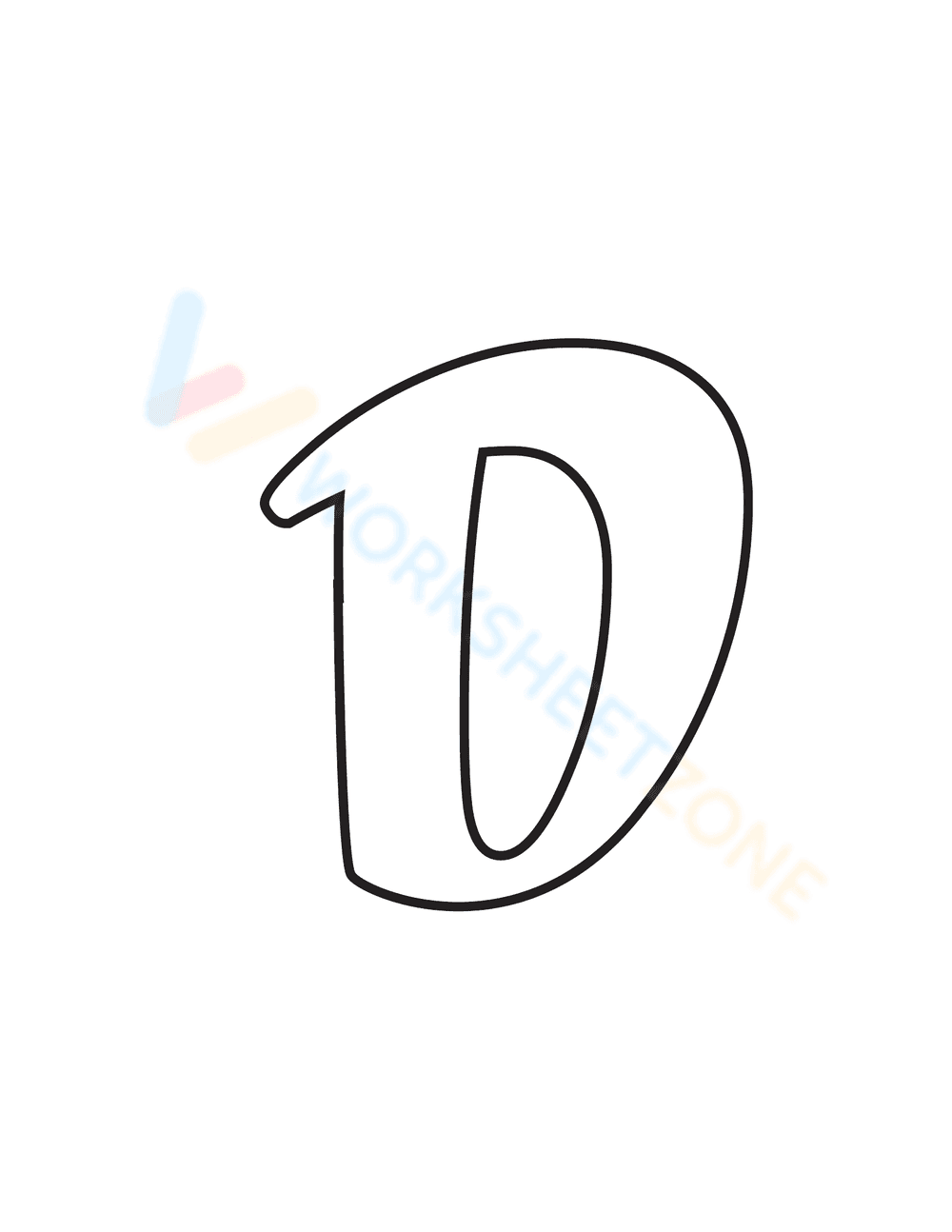 Printable Bubble Letters A-Z - Page 5