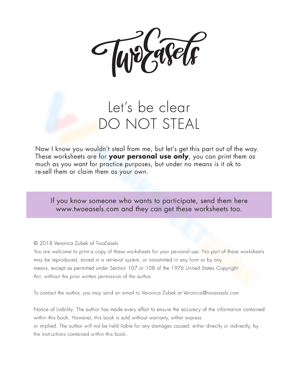 Free Lowercase Cursive for Beginners - Page 4