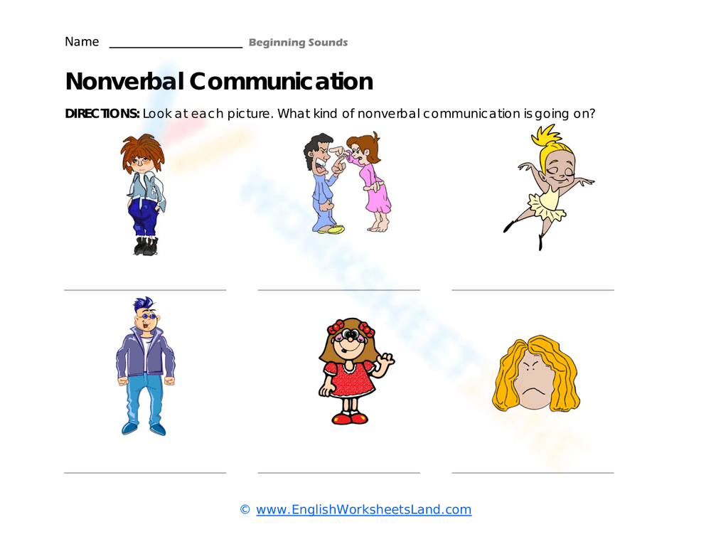 Communication Skills Practice Worksheet - Page 1