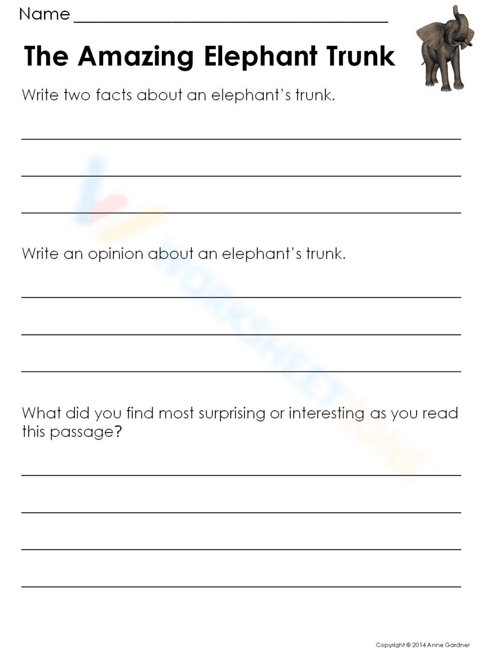 The Amazing Elephant Trunk: Fun Facts! - Page 3