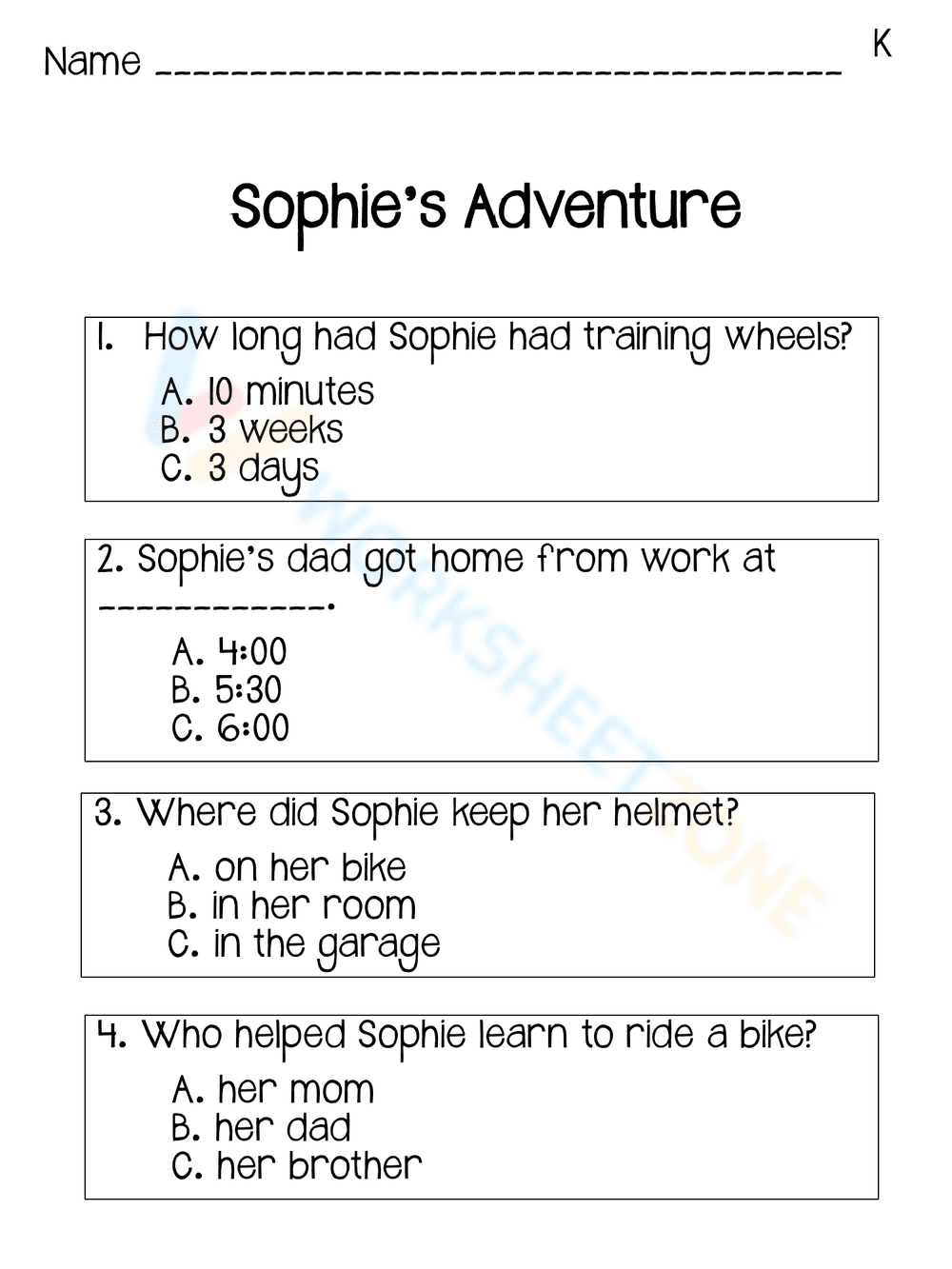 Sophie's Adventure: Exploring Storytelling Skills - Page 2