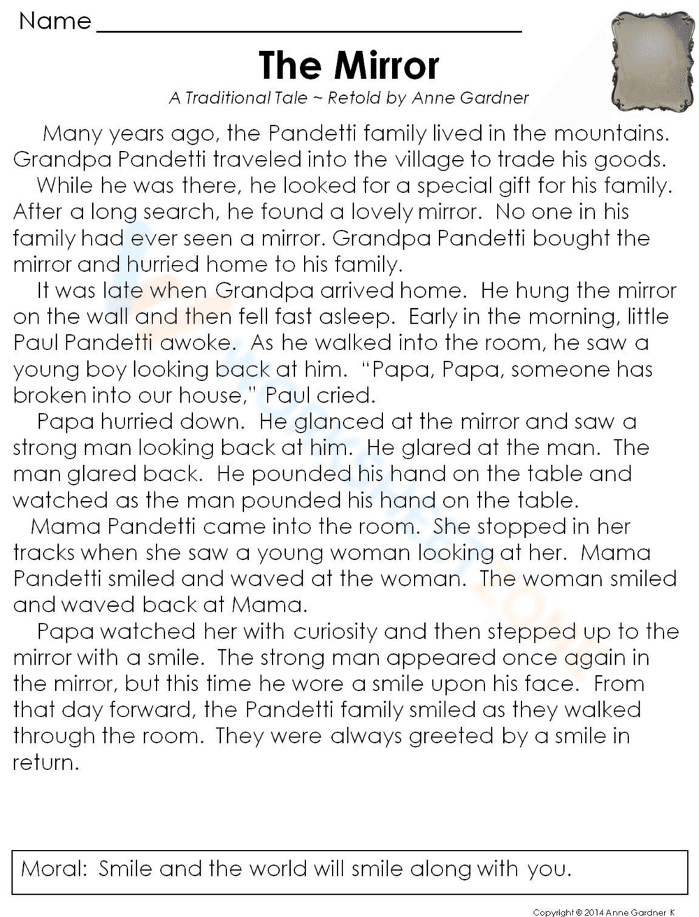 The Mirror: Exploring Self-Reflection - Page 1