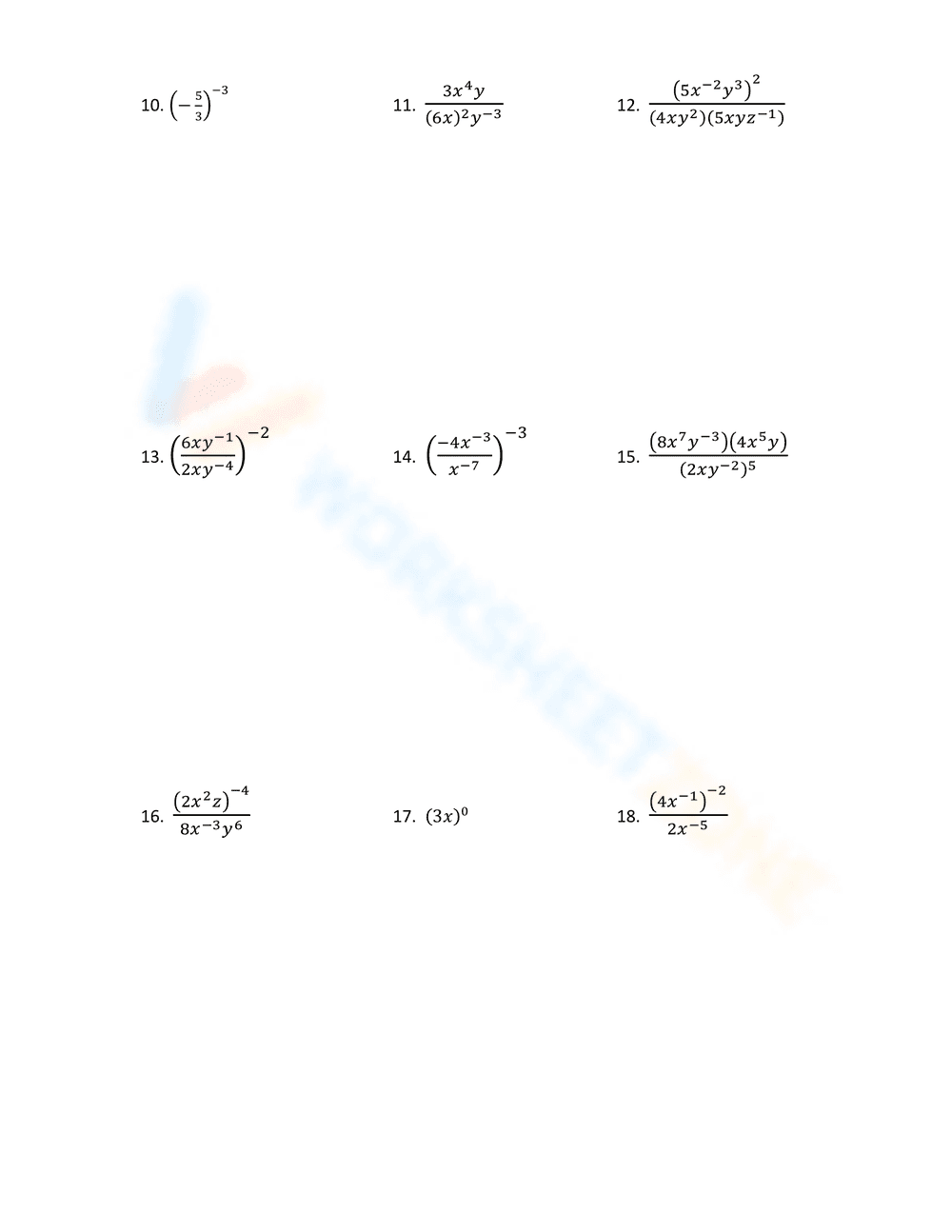 Master Exponent Rules: A Comprehensive Review - Page 2