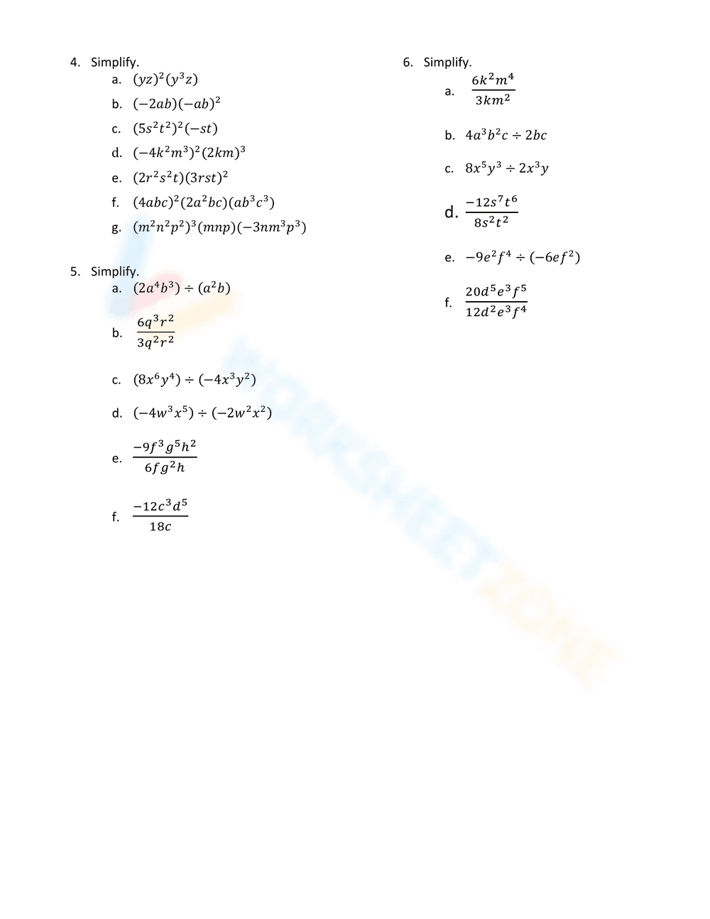 Master Exponent Rules: A Comprehensive Review - Page 4