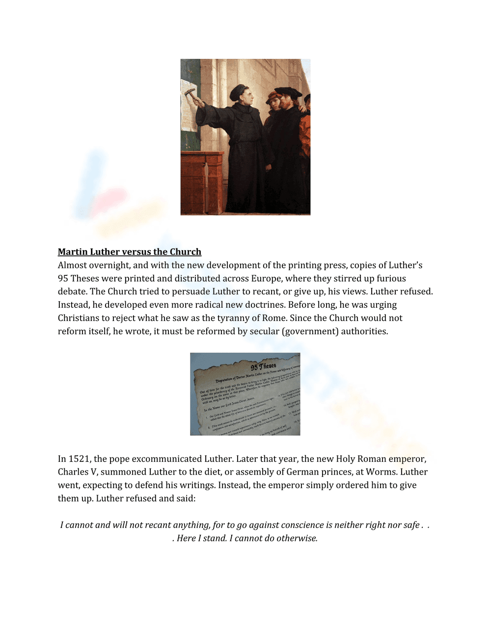 Protestant Reformation: A Historical Overview - Page 2