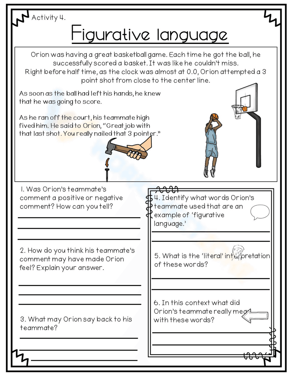 Figurative language - Page 1