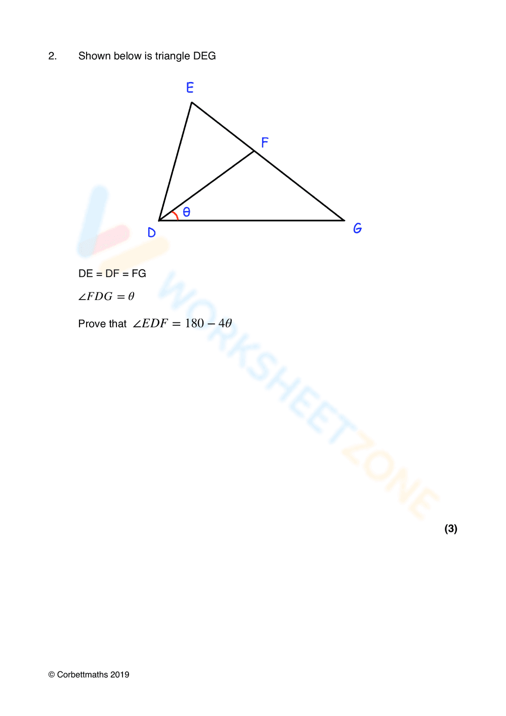 Enhance Geometry Skills with Geometric Proof Worksheet - Page 3