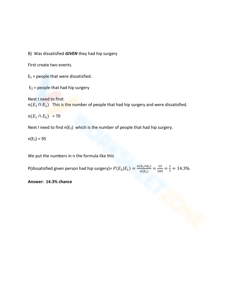 Advanced Conditional Probability Worksheet - Page 7