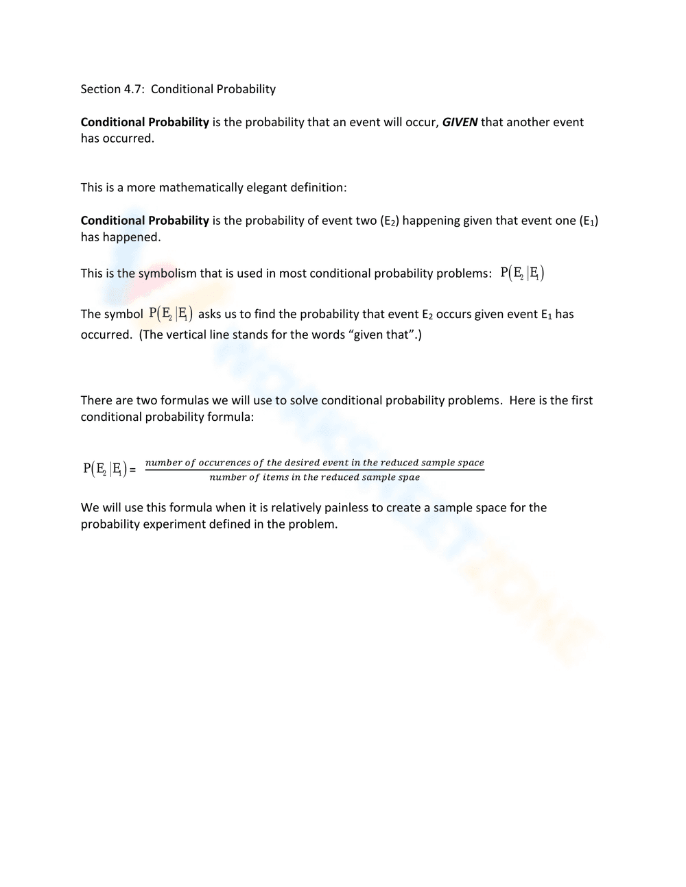 Advanced Conditional Probability Worksheet - Page 9
