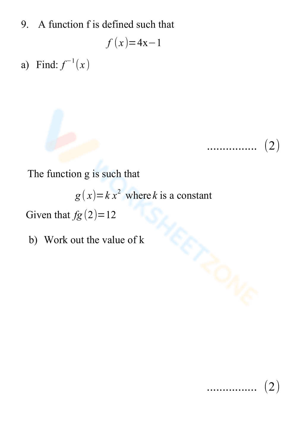 Compound and Inverse Functions: Updated Practice - Page 8