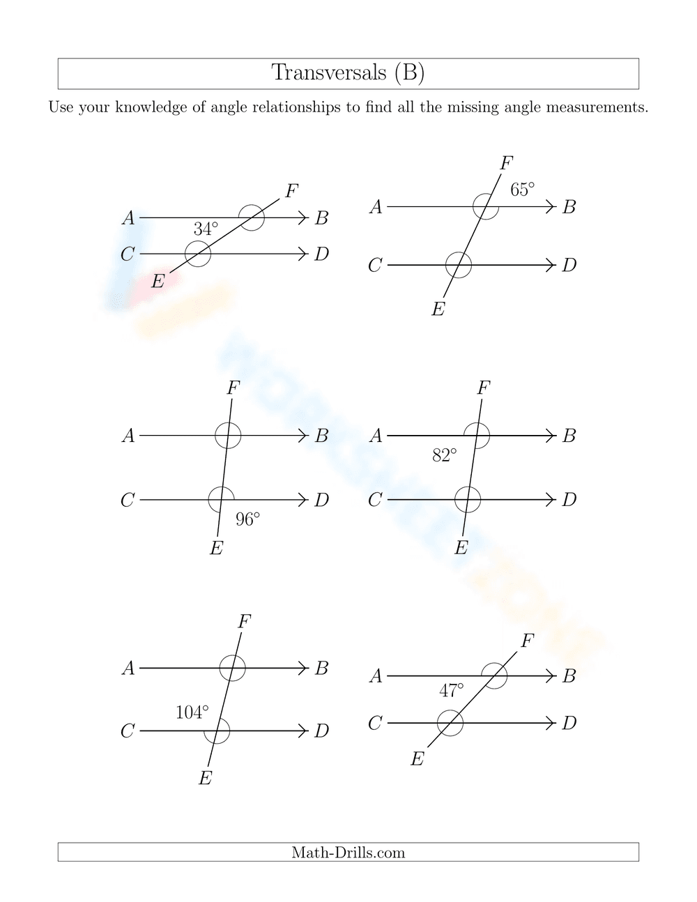 Explore Angle Relationships - Page 1