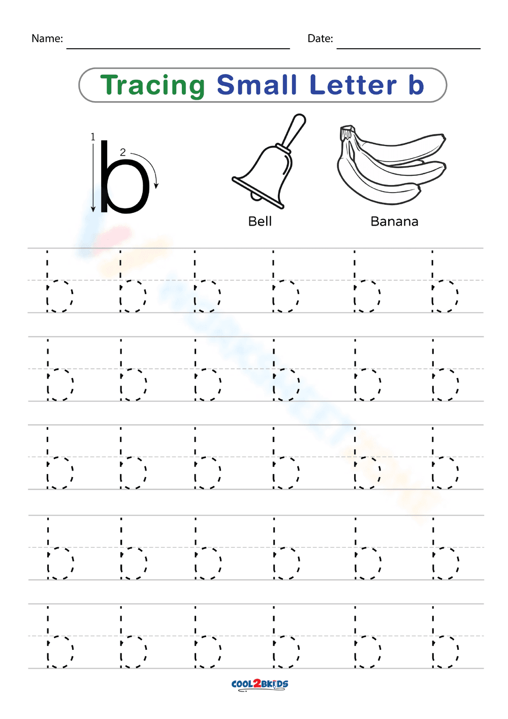 Letter B with Bell - Page 1