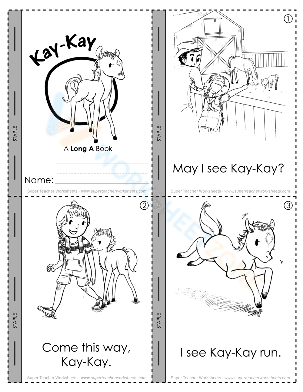 Explore Long A Sound with This Worksheet - Page 1