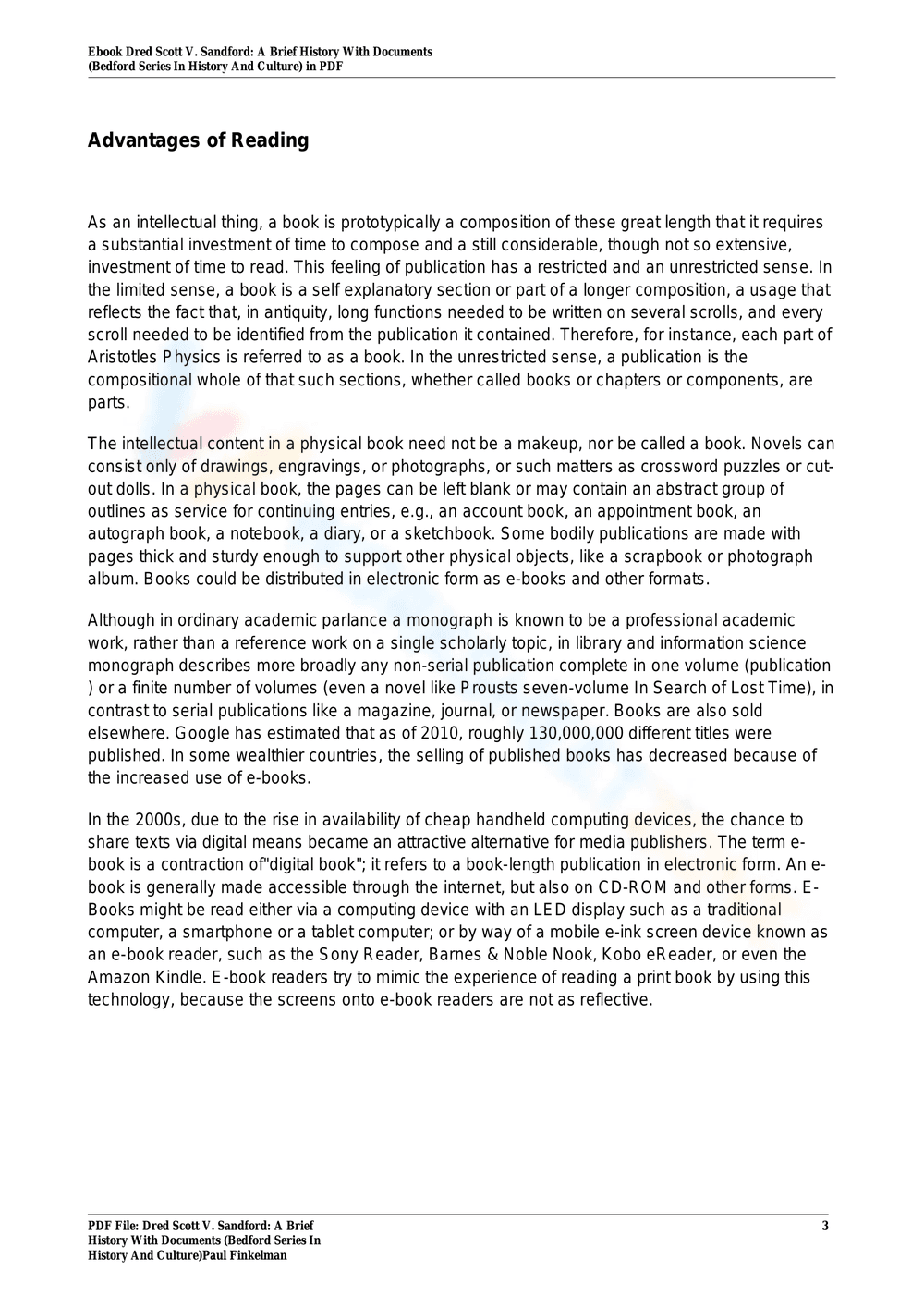 The Dred Scott Case: A Brief History Worksheet - Page 3