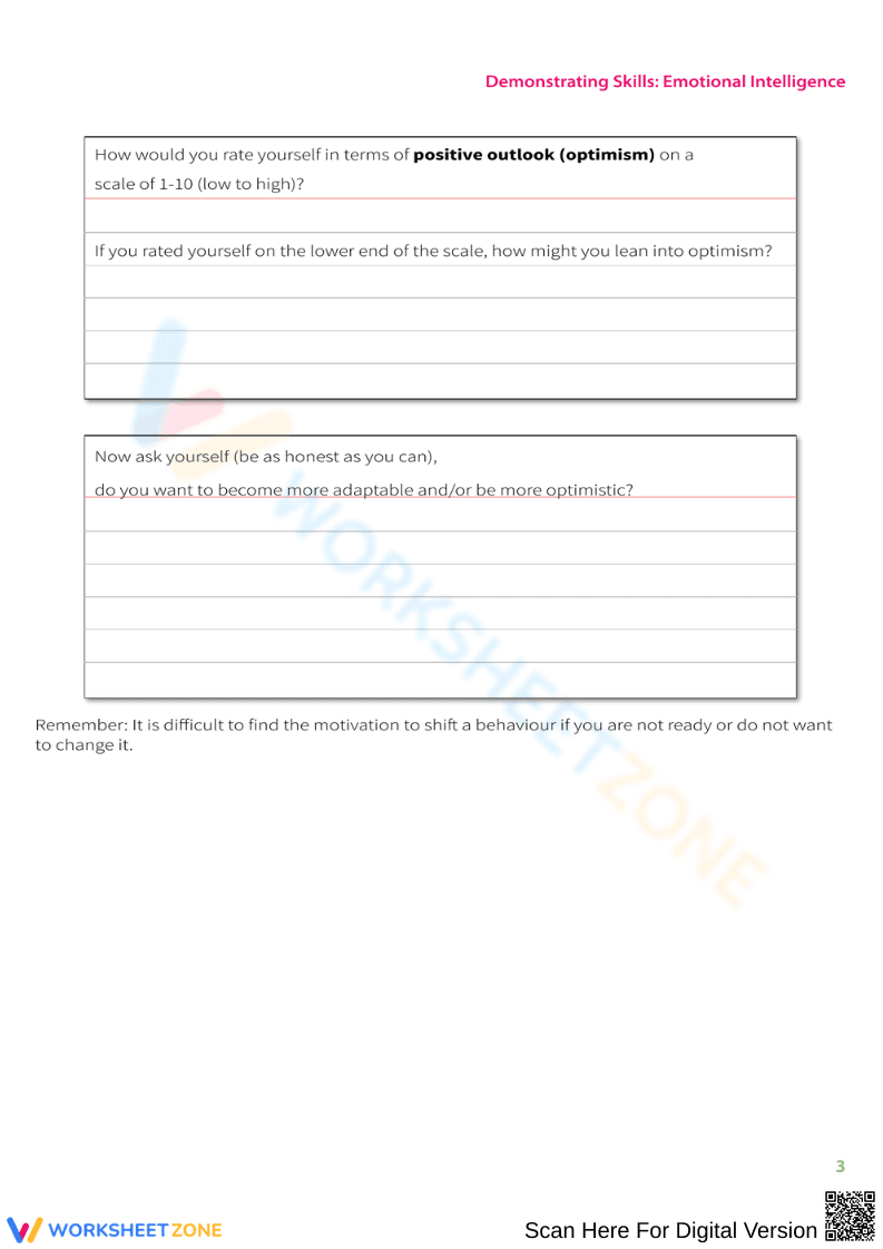 Emotional Intelligence Reflection - Page 3