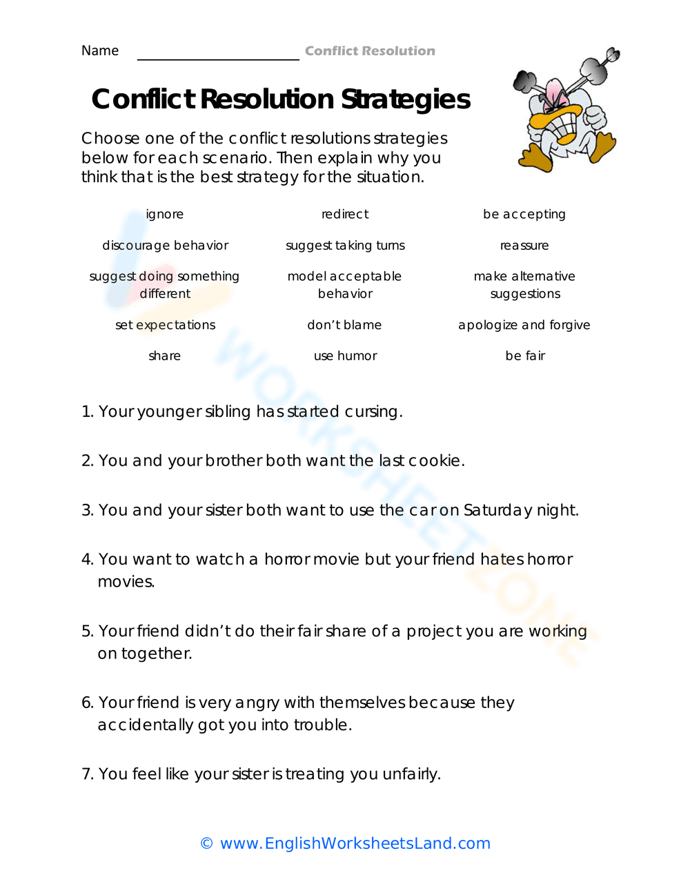 Conflict Resolution Strategies - Page 1