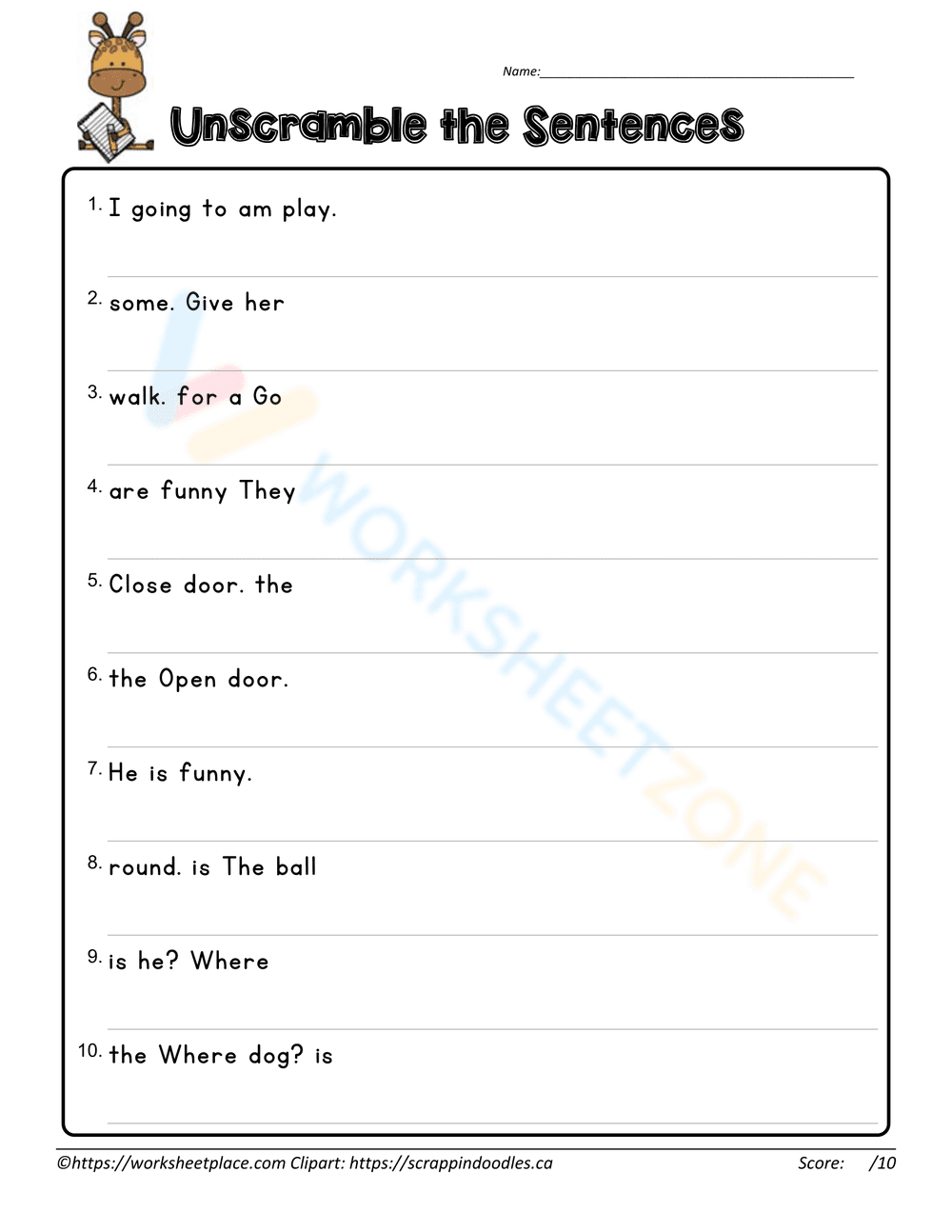 Simple sentence - Page 1