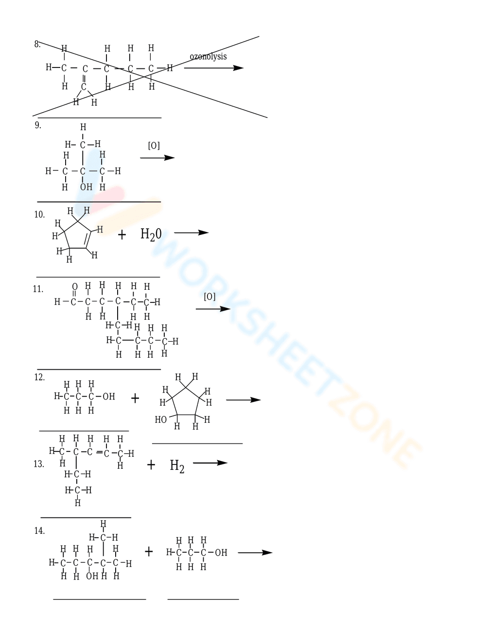 Organic Nomenclature: Practice Problems Worksheet - Page 4