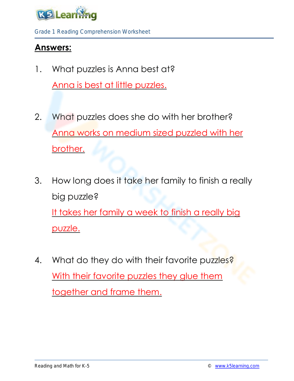 A Puzzle a Day: Logic and Reading Comprehension Fun - Page 3