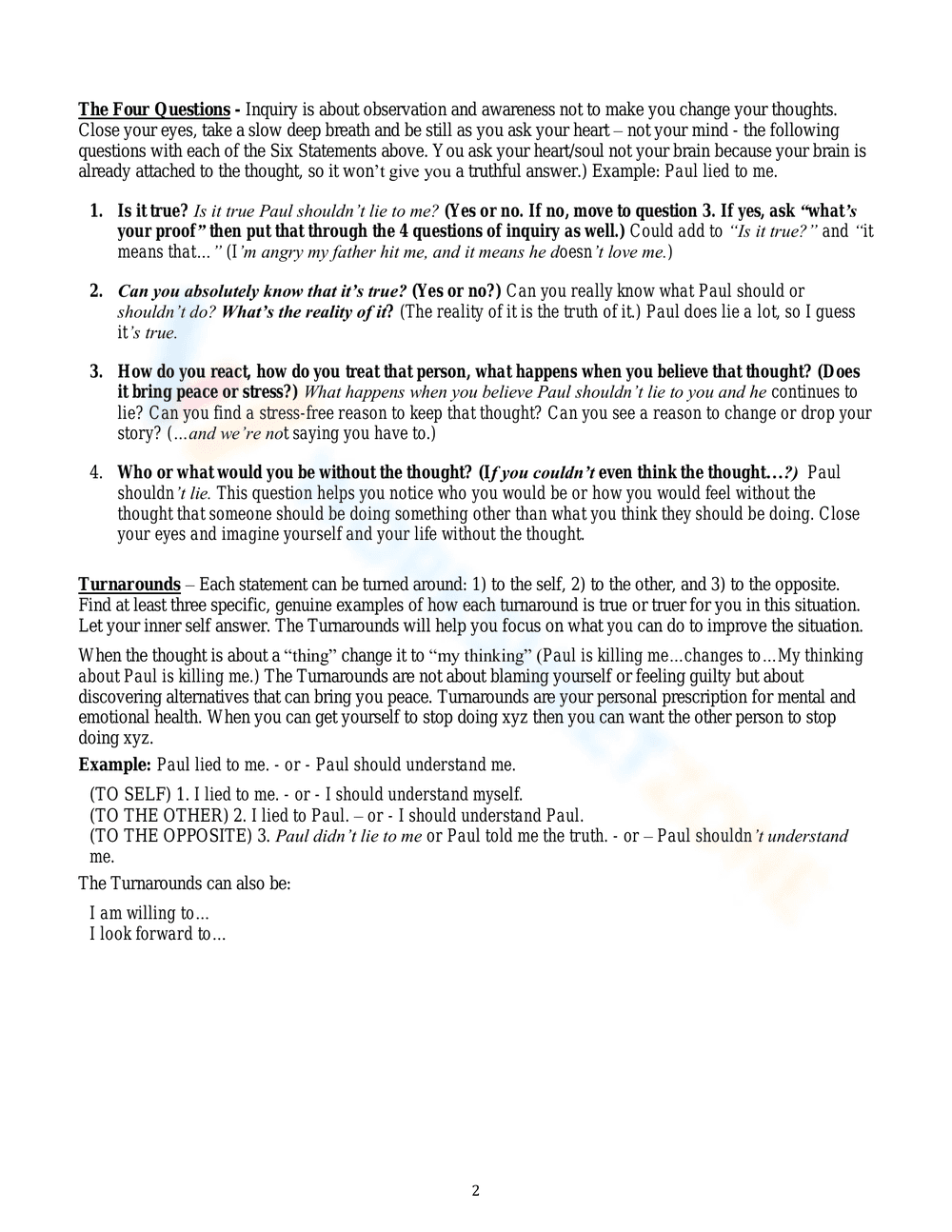 Social Skills Activity: Judging Others - Page 2