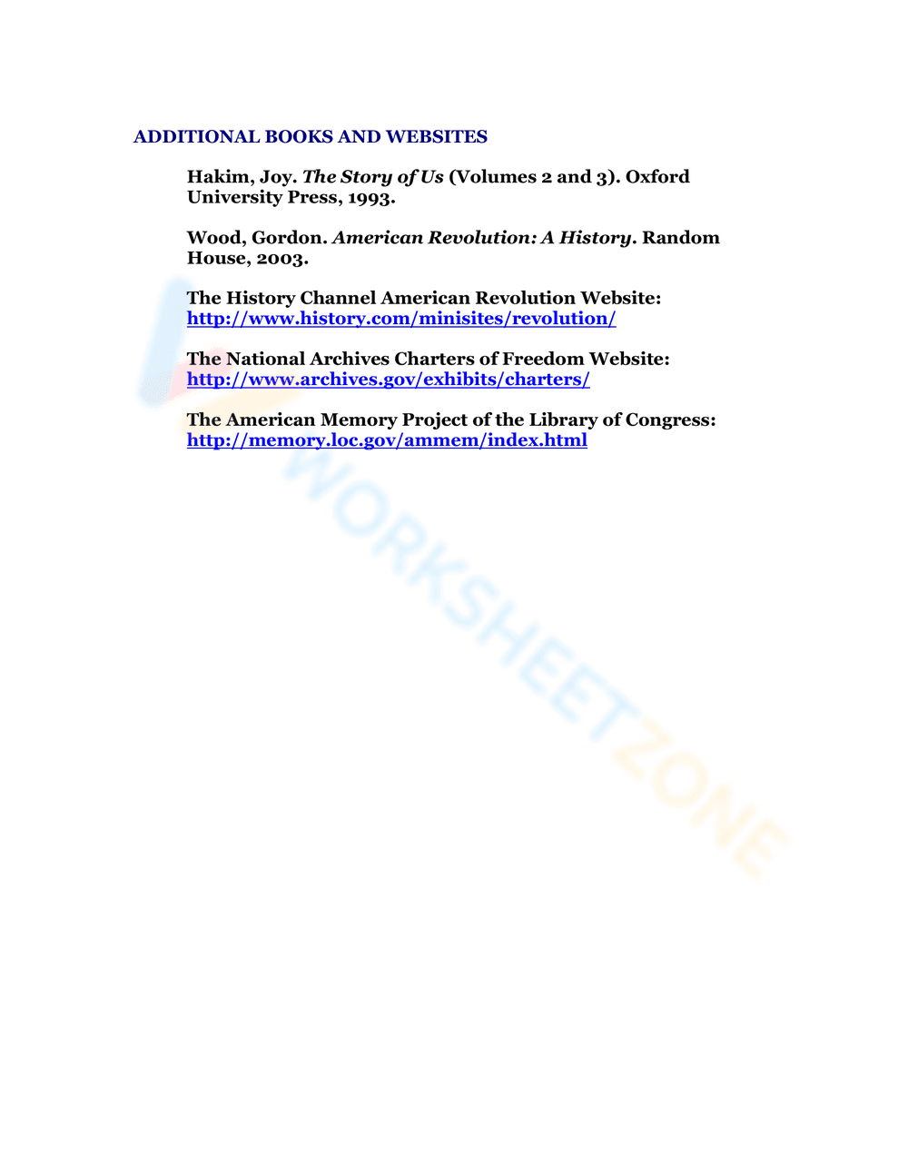 Updated Liberty's Kids History Worksheets - Page 4
