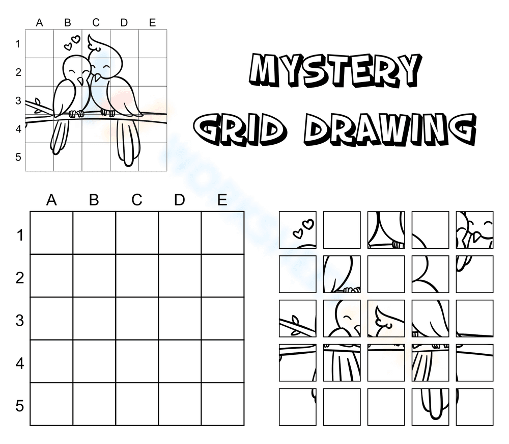 Unveiling Mystery Grid Drawing - Page 1