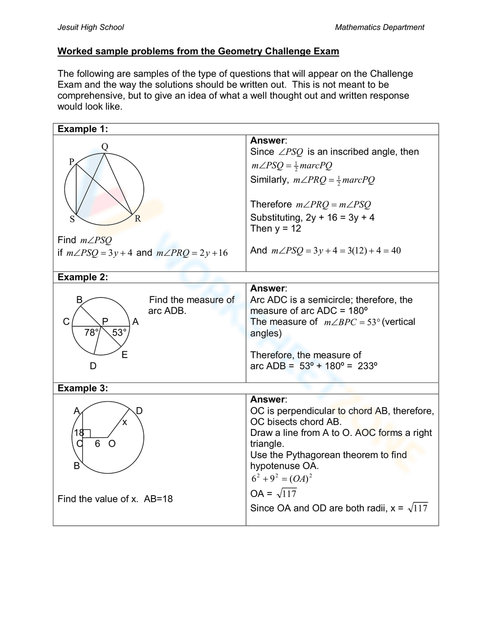 Geometric Proof Worksheet for Logical Thinking - Page 6