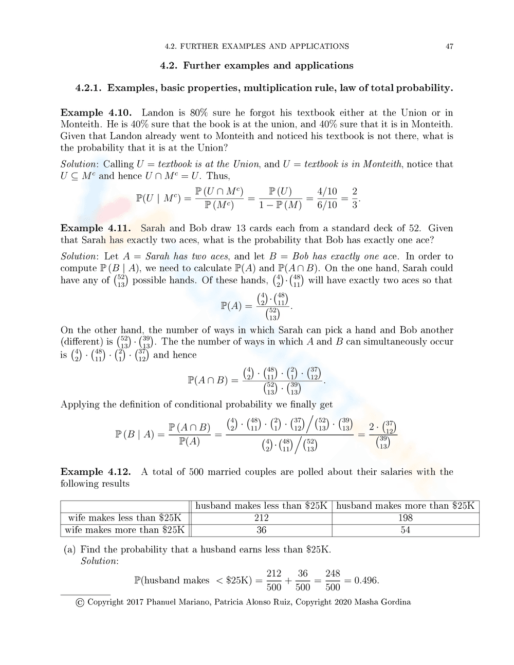 Conditional Probability - Page 6
