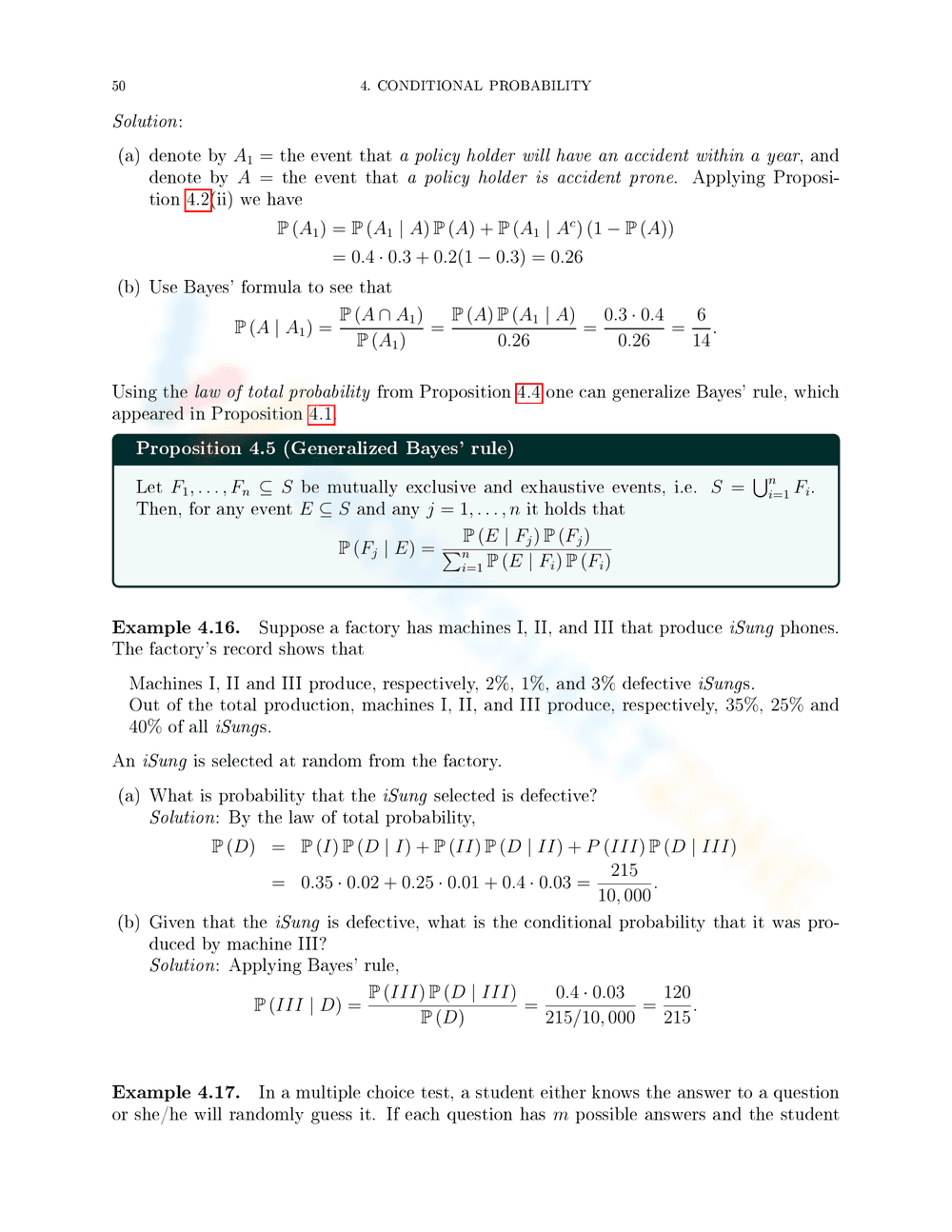 Conditional Probability - Page 9