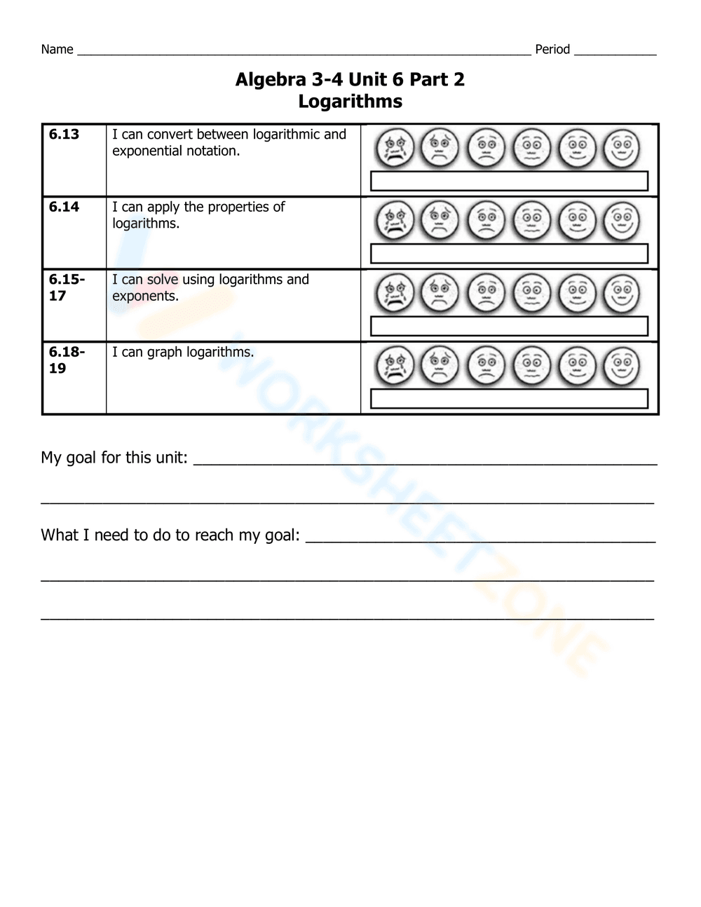 Practice Solving Logarithmic Equations Worksheet - Page 1