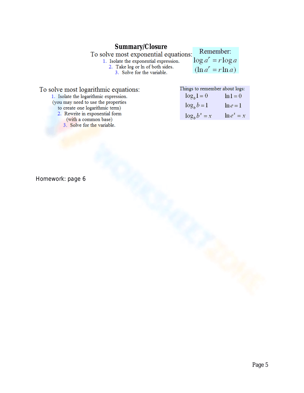 Advanced Logarithmic Equations Solving Practice - Page 4