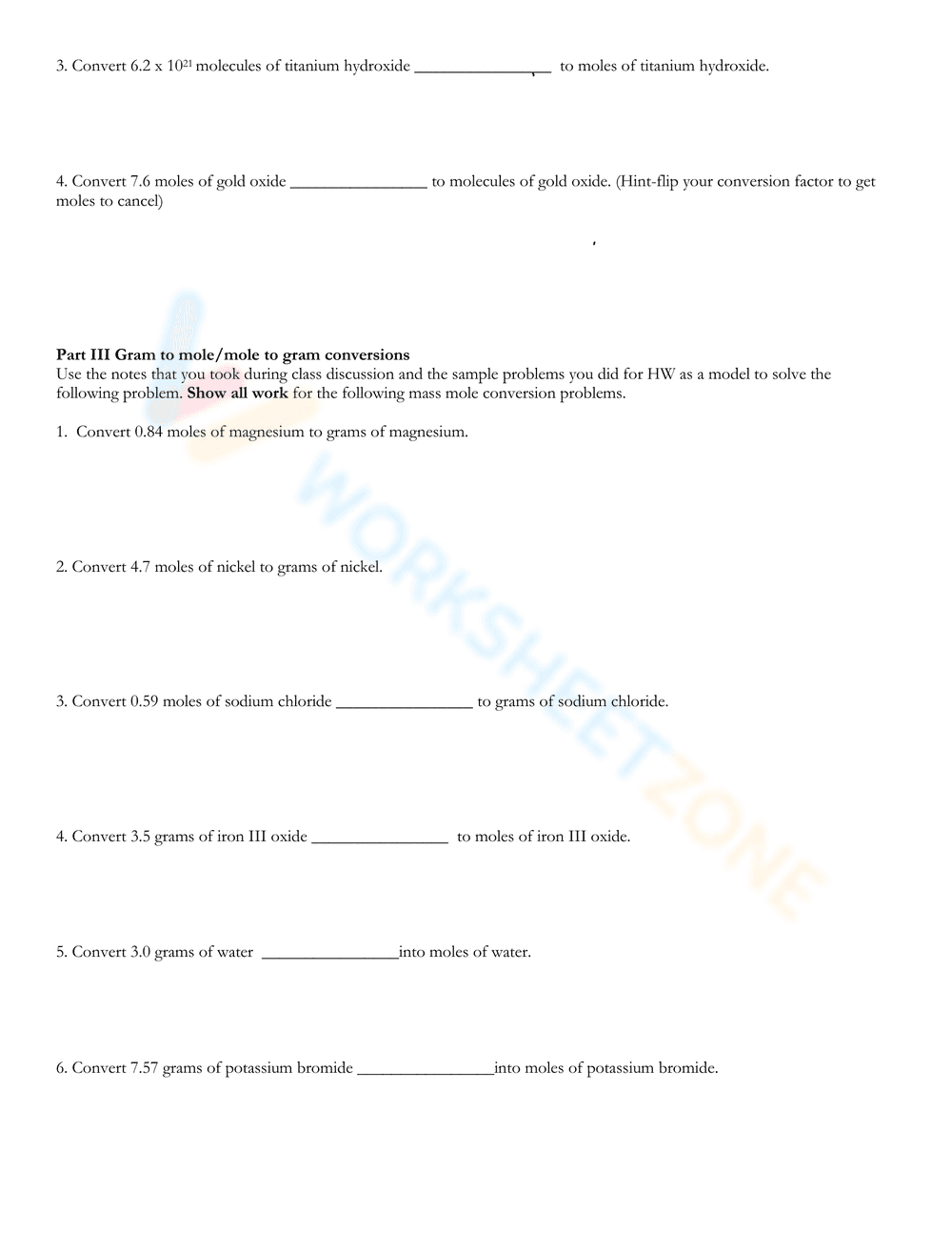 Defining the Mole: Understanding Avogadro's Number - Page 2